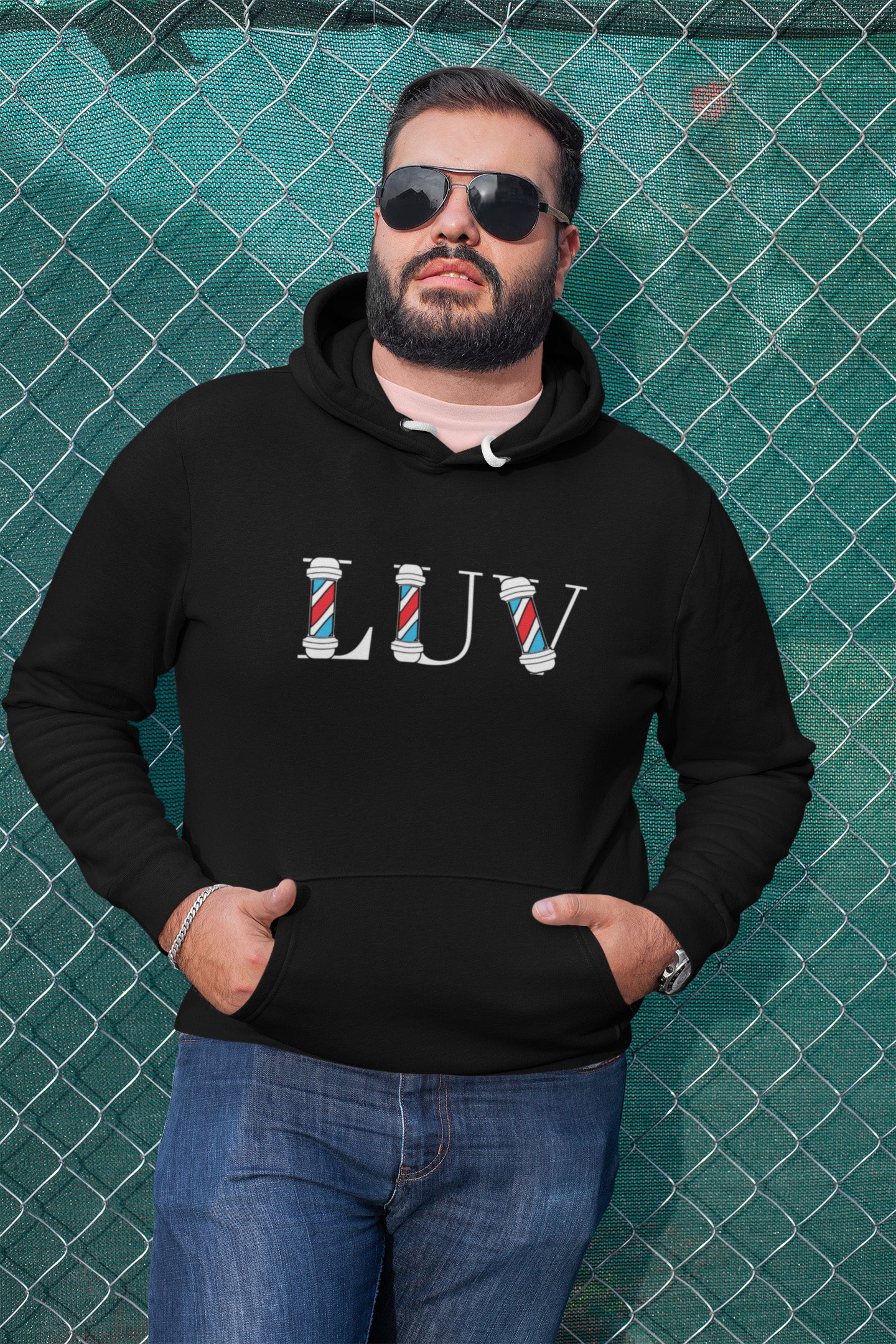 LUV Barber Poles - Hoodie
